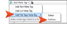 Example of creating file tag meta tag