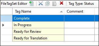 Linking to File Tag Set