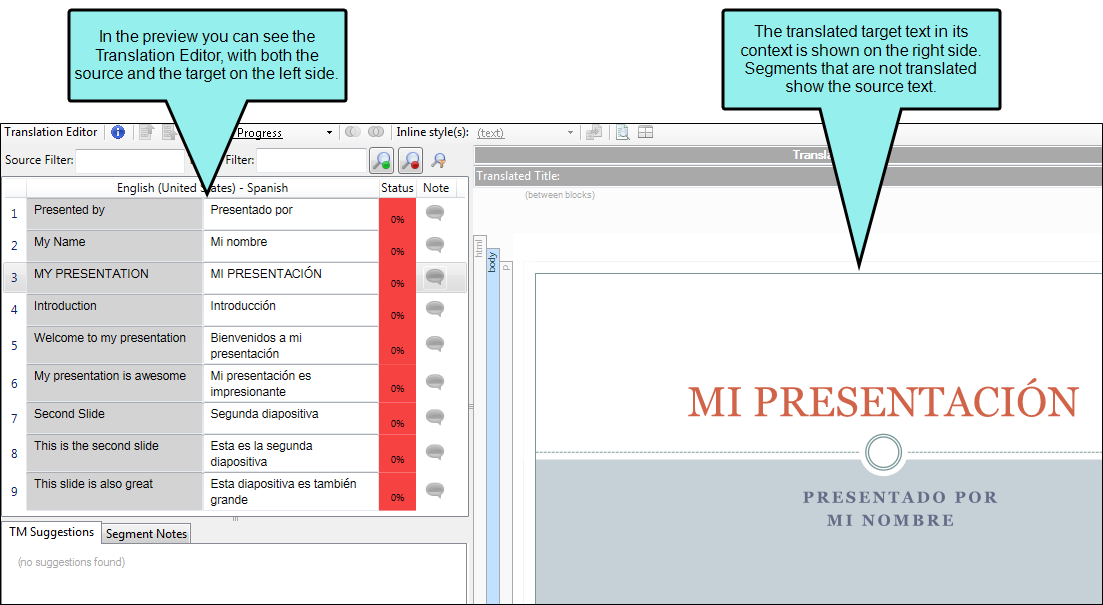 Document Viewer: Translating Documents